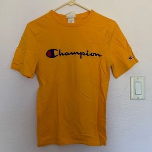 Yellow champion shirt